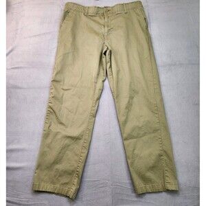 Lee Extreme Comfort Pants Men's 38x32‎ Beige Khaki Straight Chino Stretch
